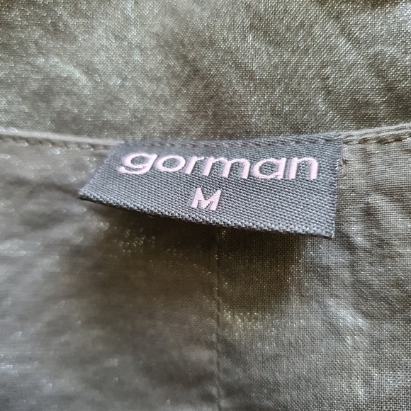GORMAN Sleeveless Square Neckline Pewter Top Size 12 - Picture 2 of 5